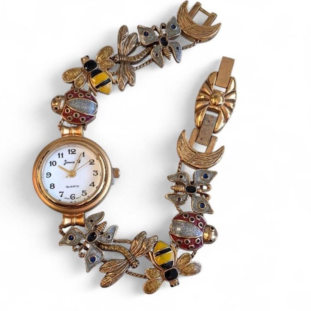 Jennie B garden for Avon Butterfly Lady bug Watch